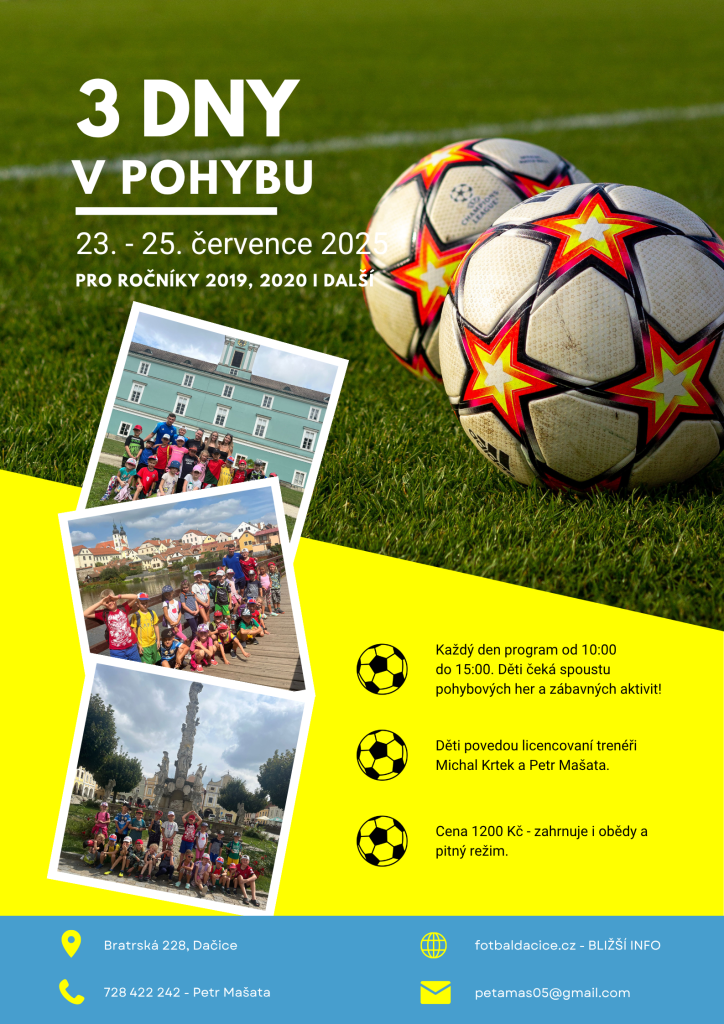 3 dny v pohybu 2025